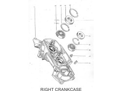 Yezdi Classic Right crankcase bush set