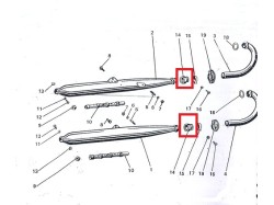 Yezdi Classic Silencer Seal