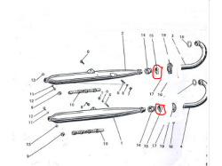 Yezdi Classic Silencer yoke