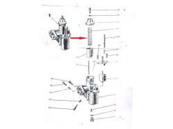 Yezdi Classic Carburetor throtle valve spring