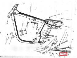 Yezdi Classic chain adjuster