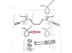 Yezdi Classic clutch cable