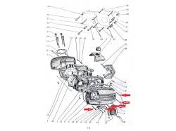 Yezdi Classic Engine Cover fixing screws