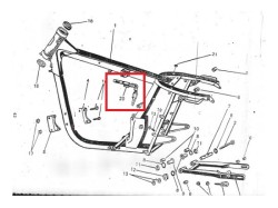 Yezdi Classic seat lock set