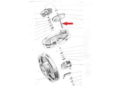 Yezdi Classic rear wheel spindle