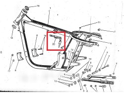 Yezdi Classic chassis stering cup set